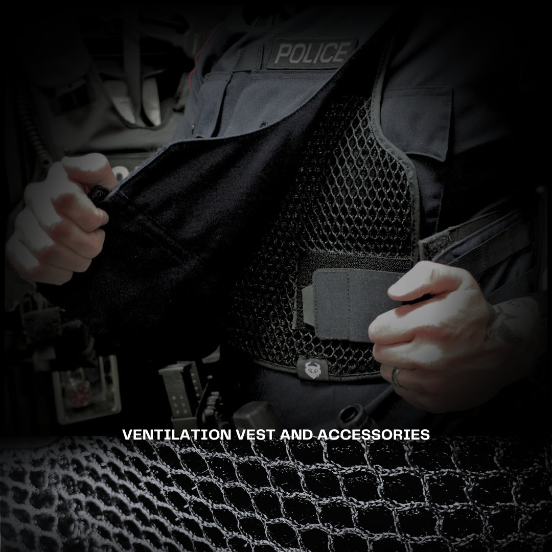 Militaur ventilation vest and accessories