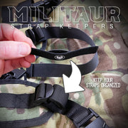 Black strapkeepers to keep your straps organized