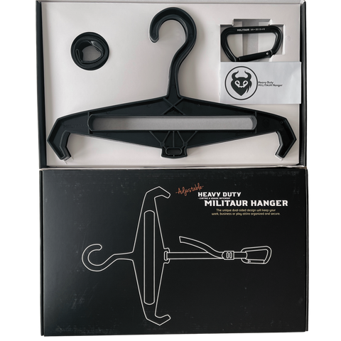 Militaur hanger in packaging