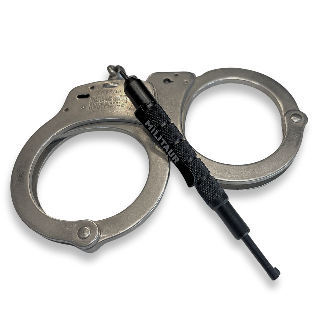 Militaur black handcuff key