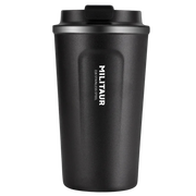 Militaur high quality 510ml 17oz coffee tumbler for first responders in black powder coating