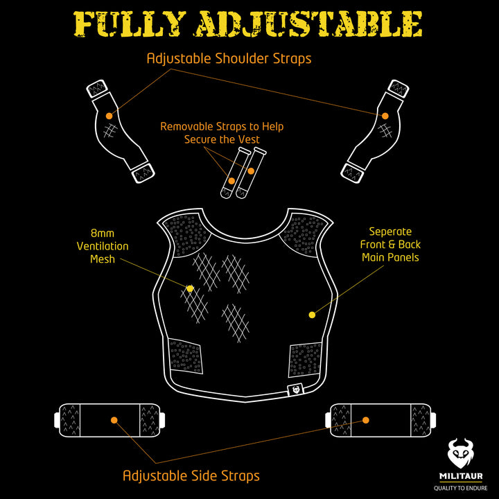 Adjustable MILITAUR Ventilation Vest (Unisex) - MILITAUR