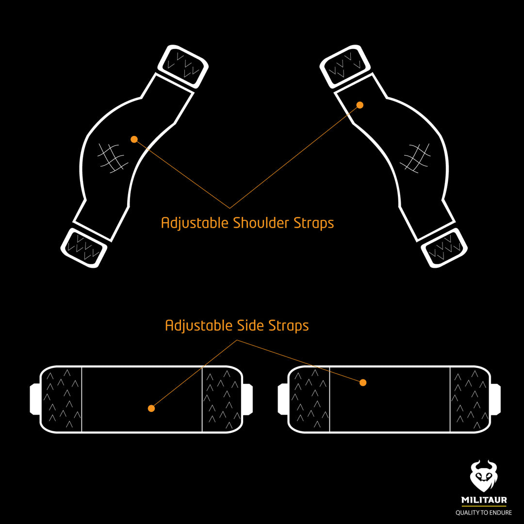 MILITAUR Adjustable Side Straps and Shoulder Straps - MILITAUR